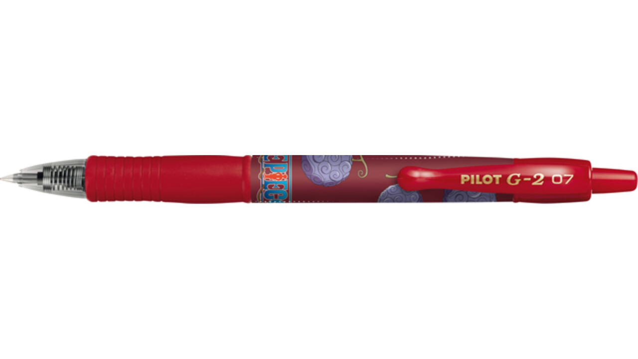 Gelschrijver PILOT G-2-07 One Piece medium rood