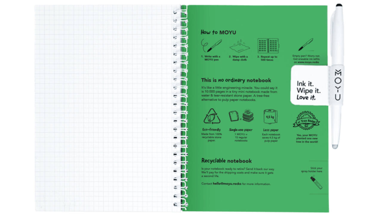 MOYU A5 Hardcover Flashy Moss