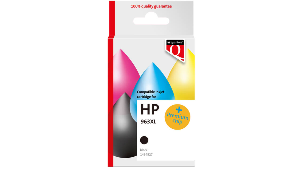 Inktcartridge Quantore alternatief tbv Hp 963XL 3JA30AE hc zwart