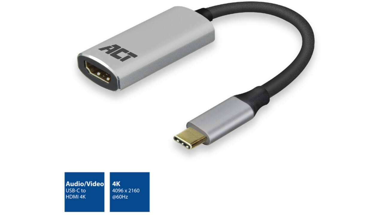 Adapter ACT USB-C naar HDMI