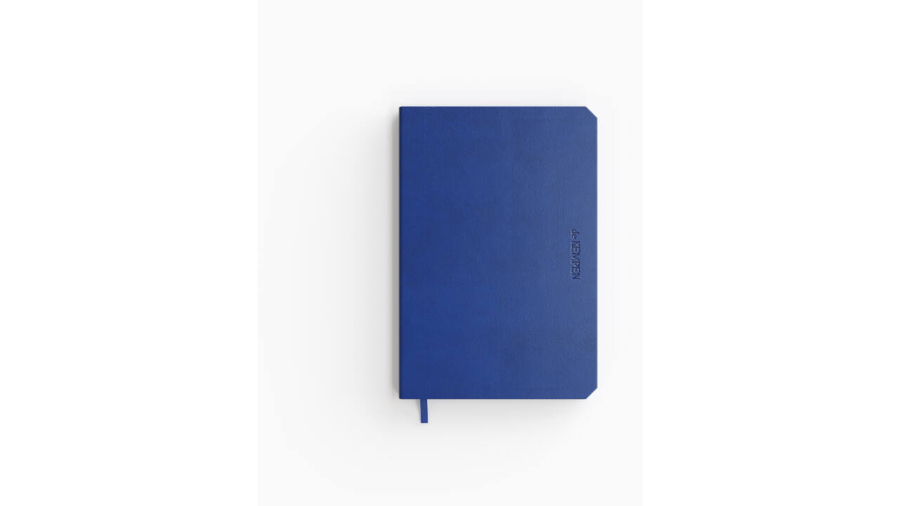 Notitieboek de KEMPEN Blue Note 110x160mm blanco 160 pagina's 90gr blauw