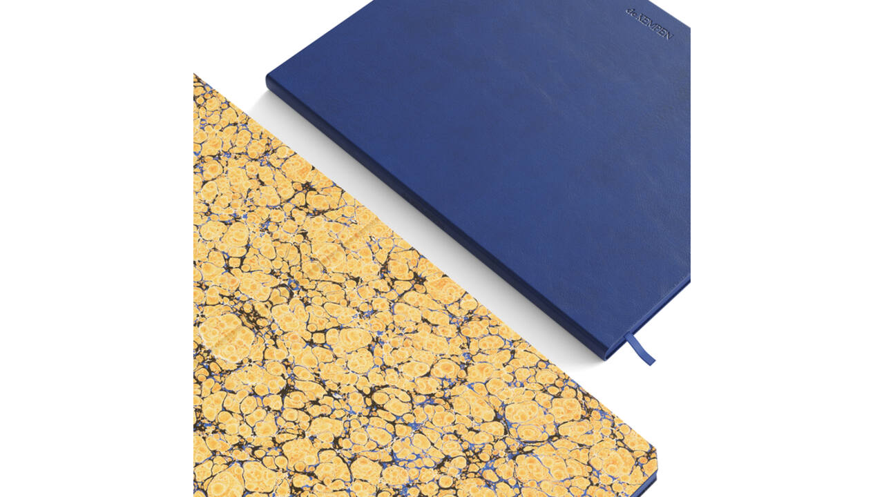 Notitieboek de KEMPEN Blue Note 110x160mm blanco 160 pagina's 90gr blauw