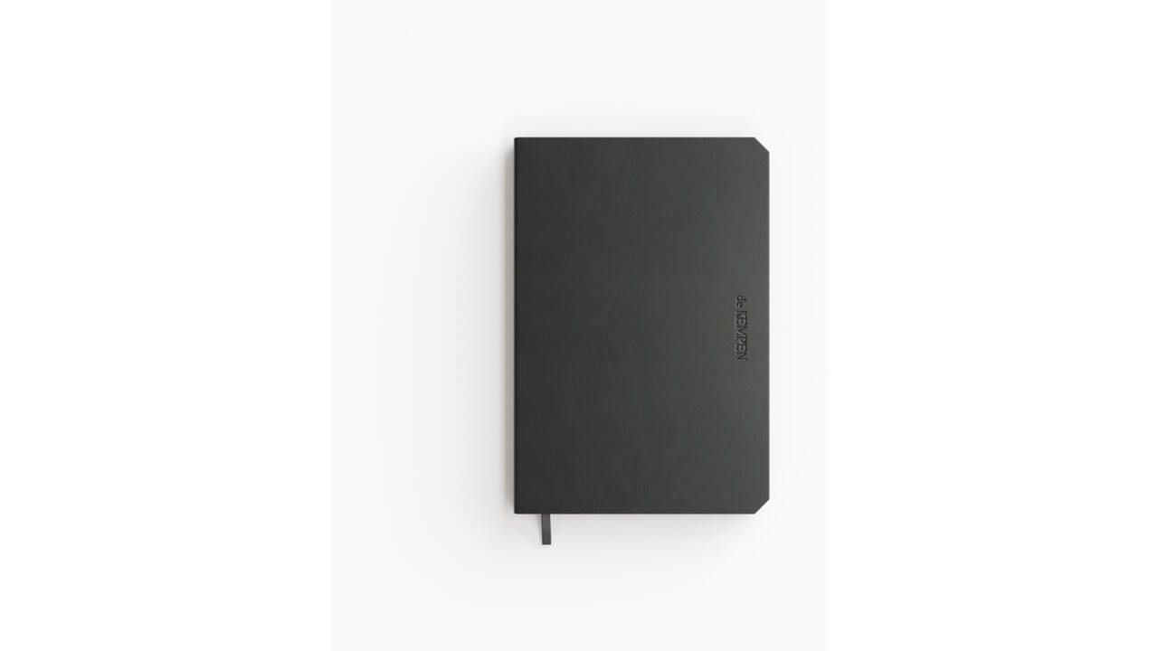 Notitieboek de KEMPEN Ashblack 110x160mm lijn 160 pagina's 90gr zwart