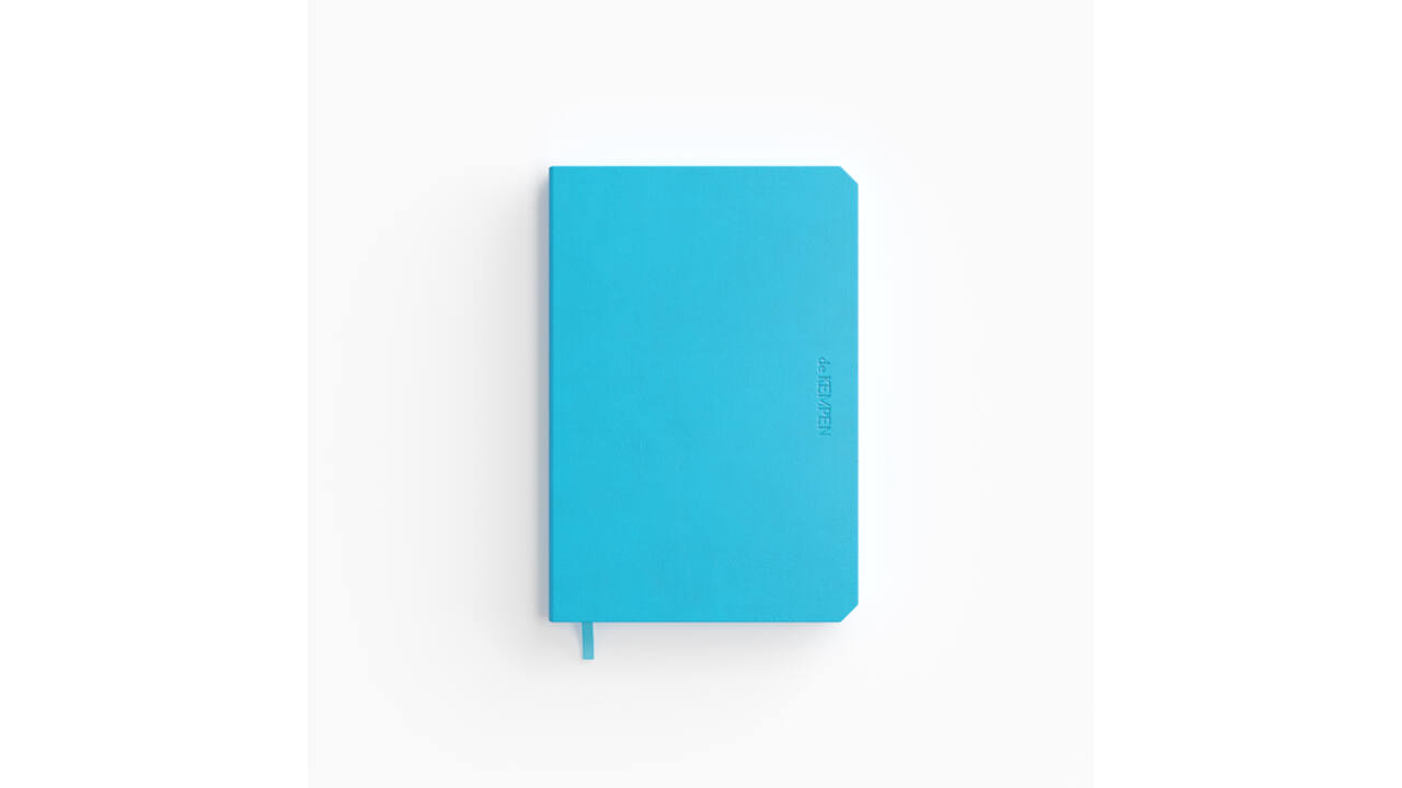 Notitieboek de KEMPEN Limitless 110x160mm lijn 160 pagina's 90gr felblauw