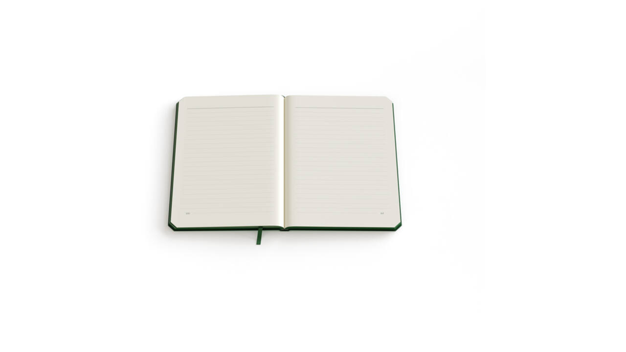 Notitieboek de KEMPEN Atlas 110x160mm lijn 160 pagina's 90gr bruin