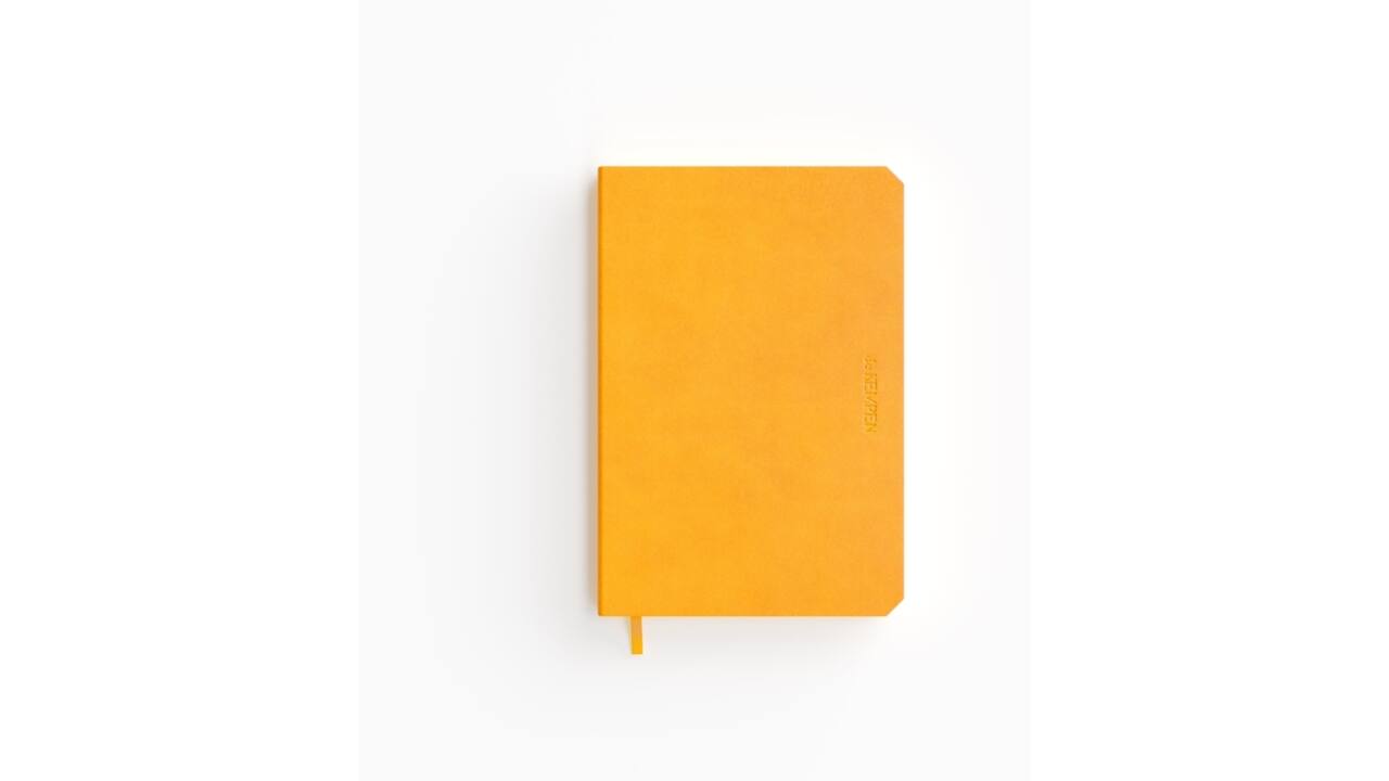 Notitieboek de KEMPEN Independent 110x160mm lijn 160 pagina's 90gr geel