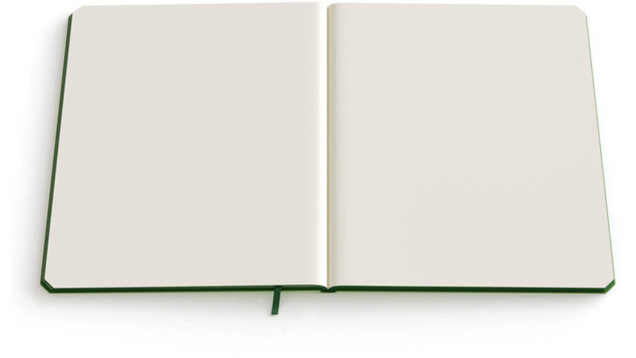 Notitieboek de KEMPEN Atlas 171x220mm blanco 192 pagina's 90gr bruin