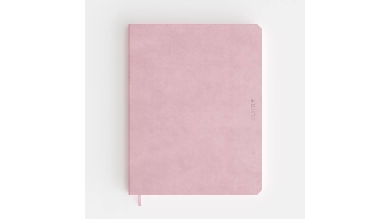 Notitieboek de KEMPEN Brut 171x220mm lijn 192 pagina's 90gr roze