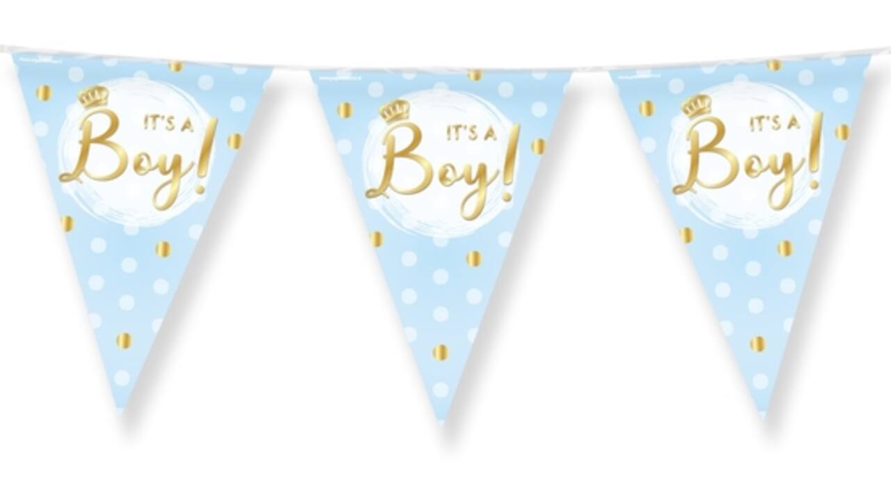 Party Flags foil It's a boy!