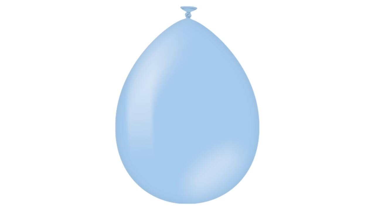 Balloons 25 pcs. Baby blue