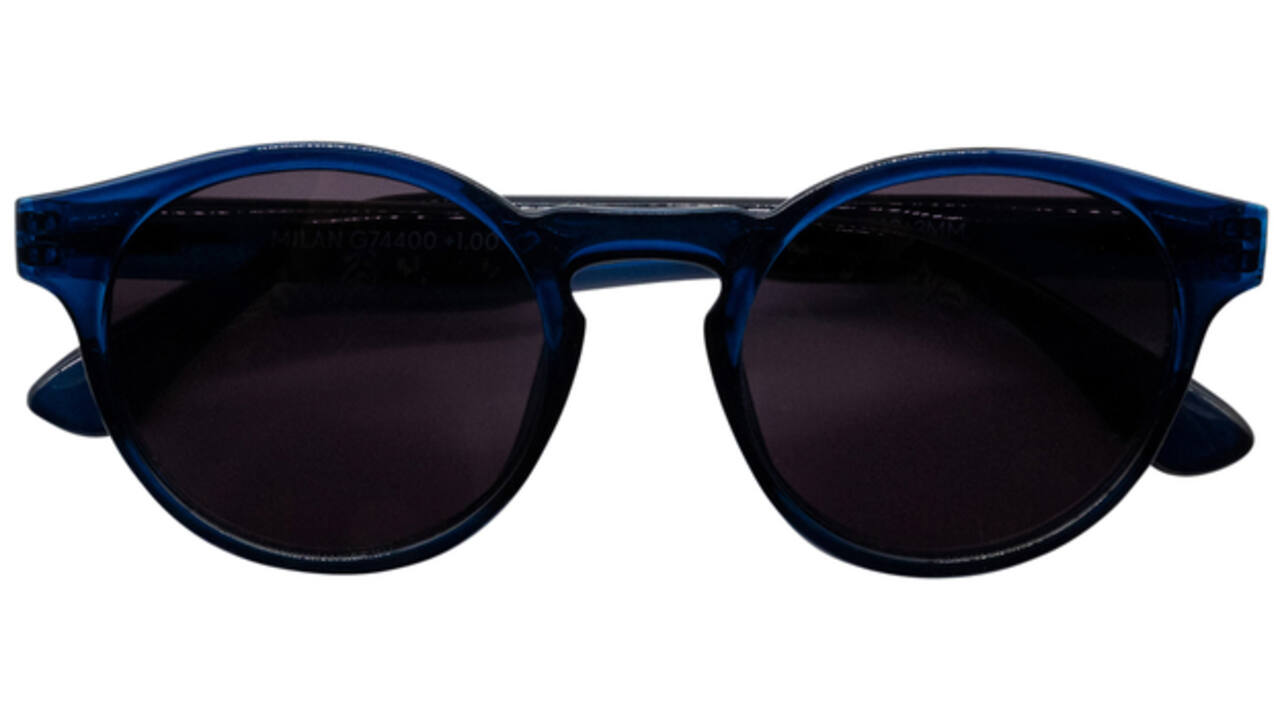 Zonnebril I Need You +1.50 dpt Milan blauw