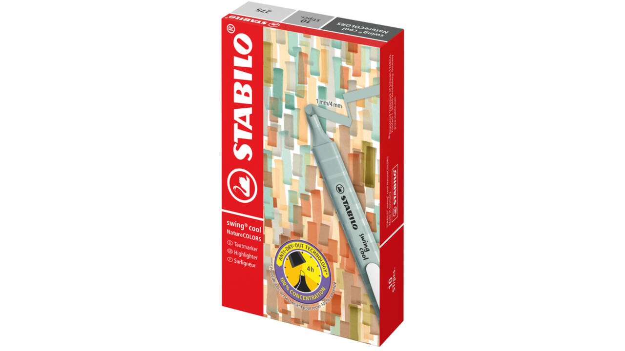 Markeerstift STABILO Swing cool nature colors warmgrijs