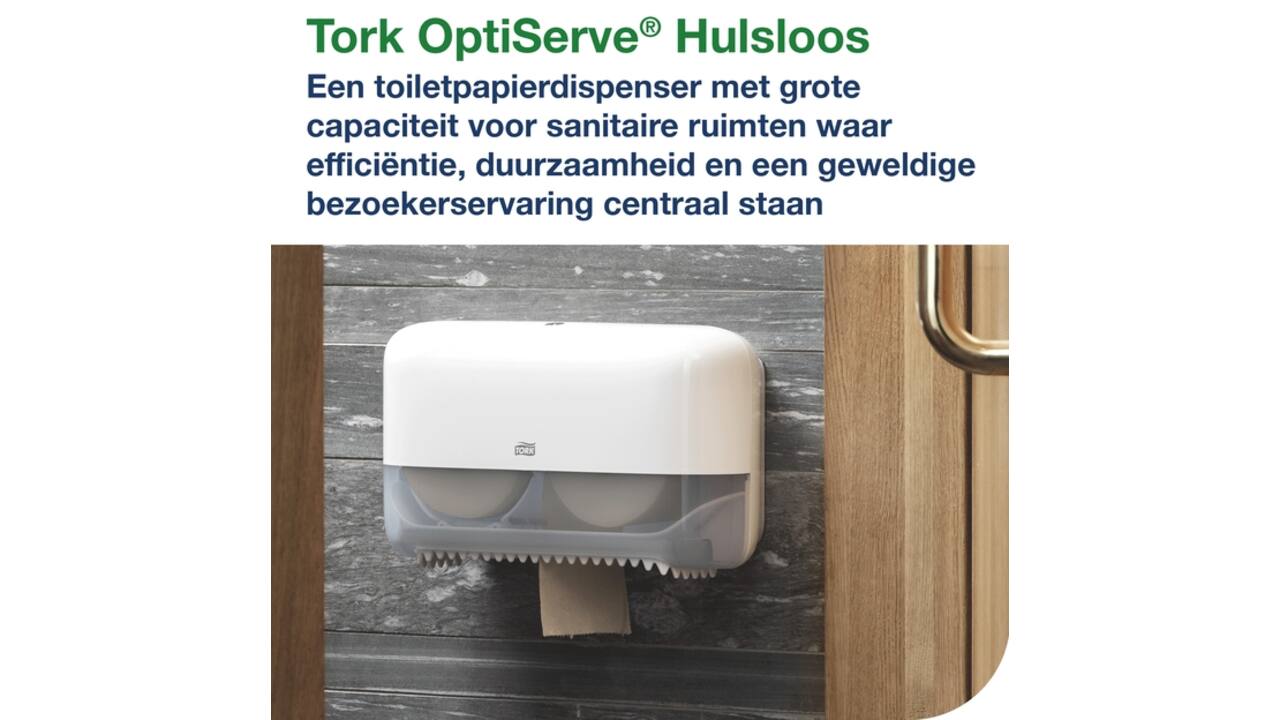 Toiletpapier Tork T7 Advanced Optiserve Coreless 2-laags 94m naturel 472640