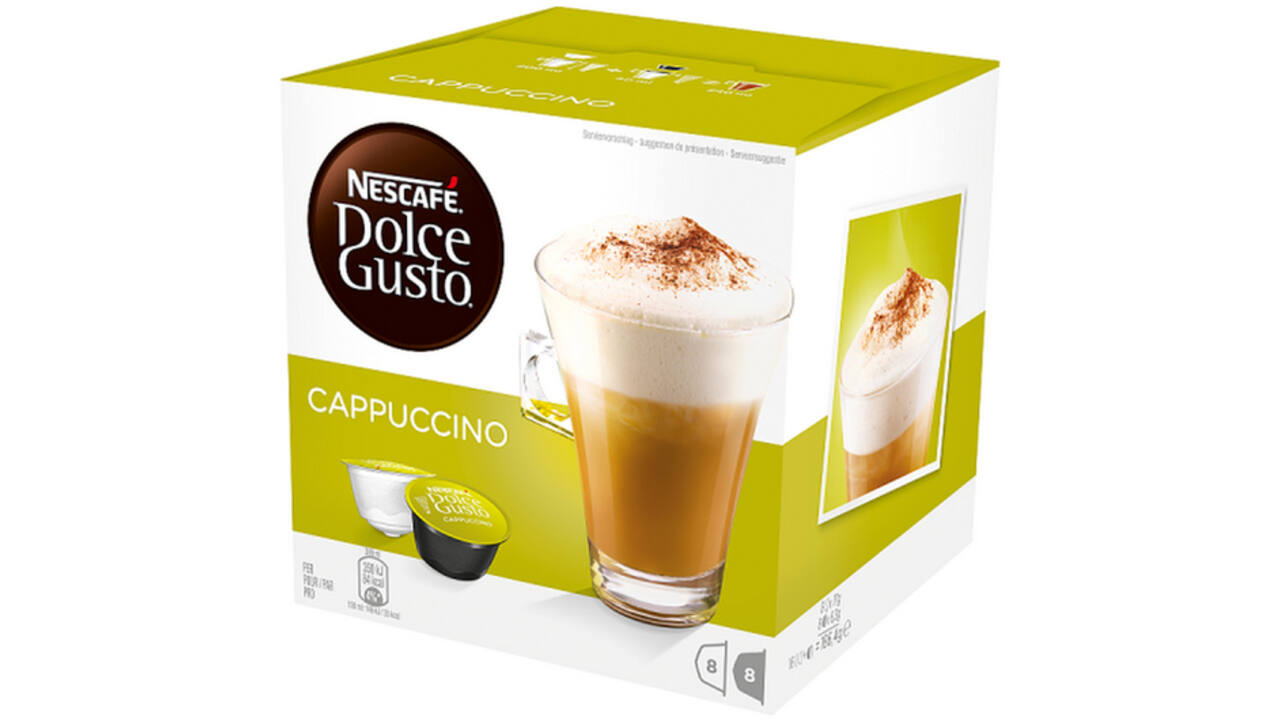 Koffiecups Dolce Gusto cappuccino 16 stuks