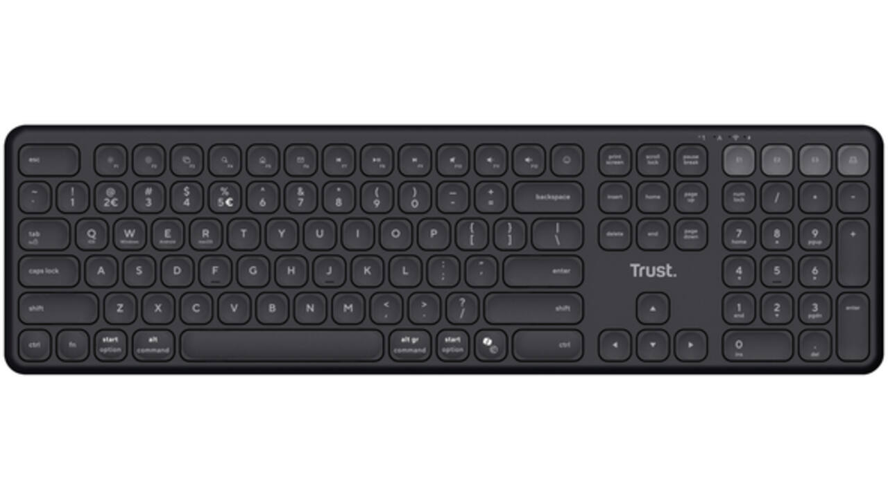 Toetsenbord Trust Vaiya Multidevice draadloos