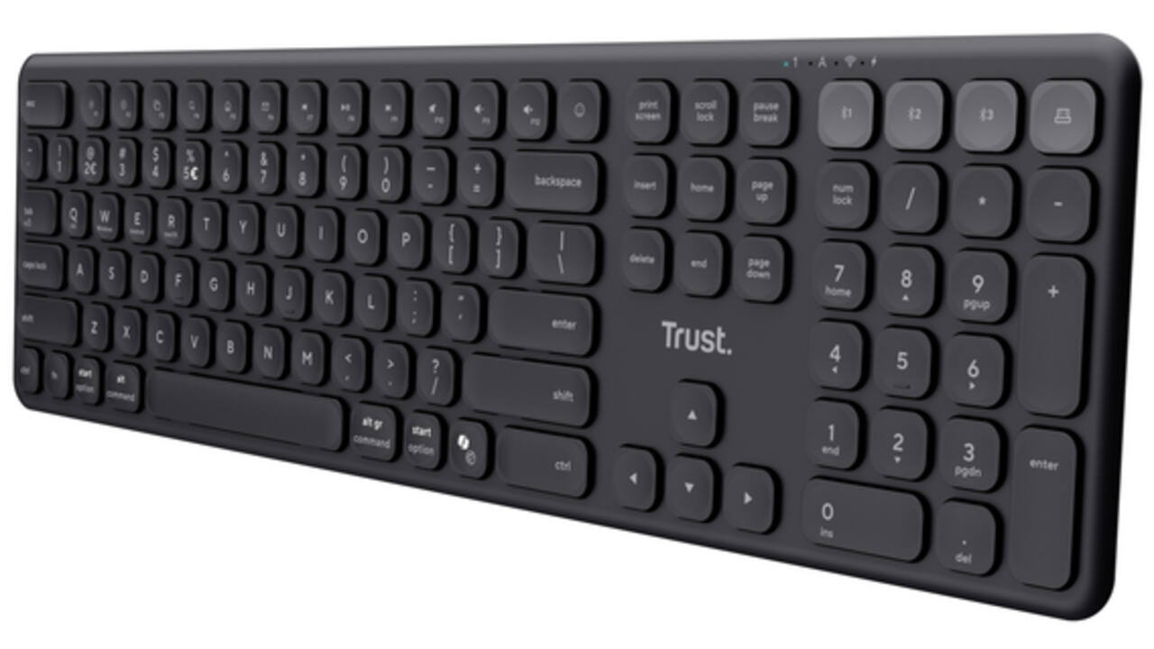 Toetsenbord Trust Vaiya Multidevice draadloos
