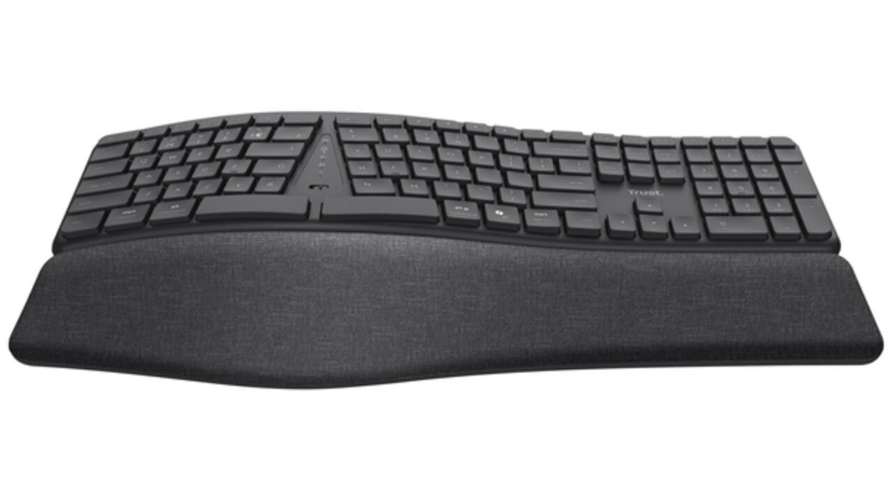 Toetsenbord Trust Keyra Ergo Multi draadloos