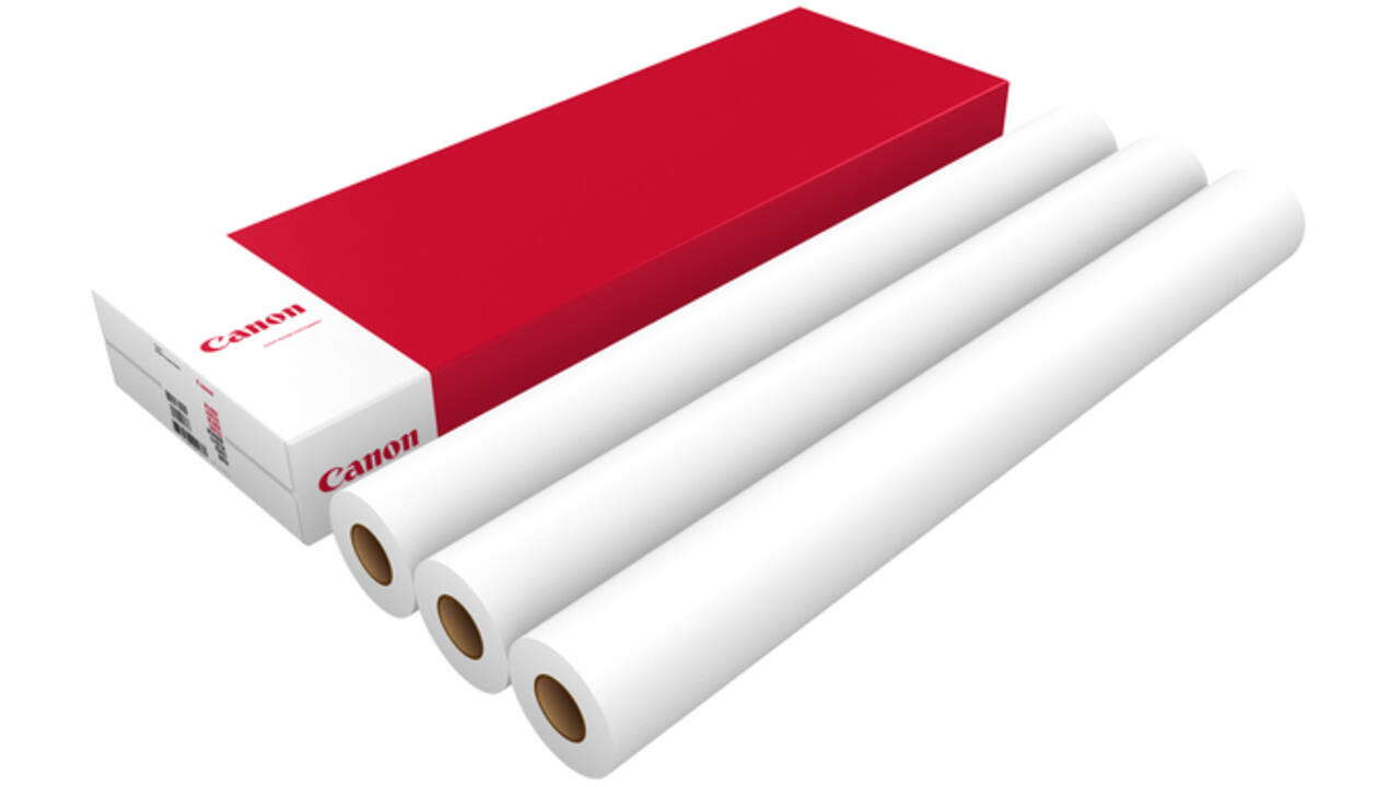 Inkjetpapier Canon 914mmx50m 90gr standaard 3 rollen