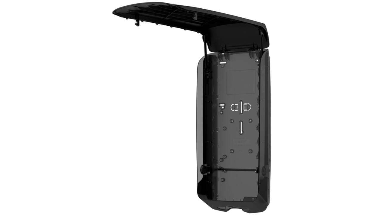 Handdoekdispenser Katrin extra groot zwart 89741