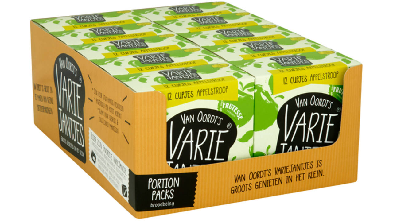 Appelstroop VarieJantjes Frutesse 12x15 gram cupjes
