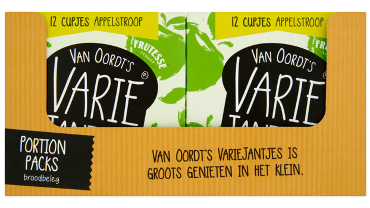 Appelstroop VarieJantjes Frutesse 12x15 gram cupjes