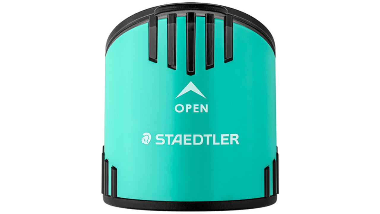 Potlood Staedtler Norix HB blister à 2 stuks zwart-groen