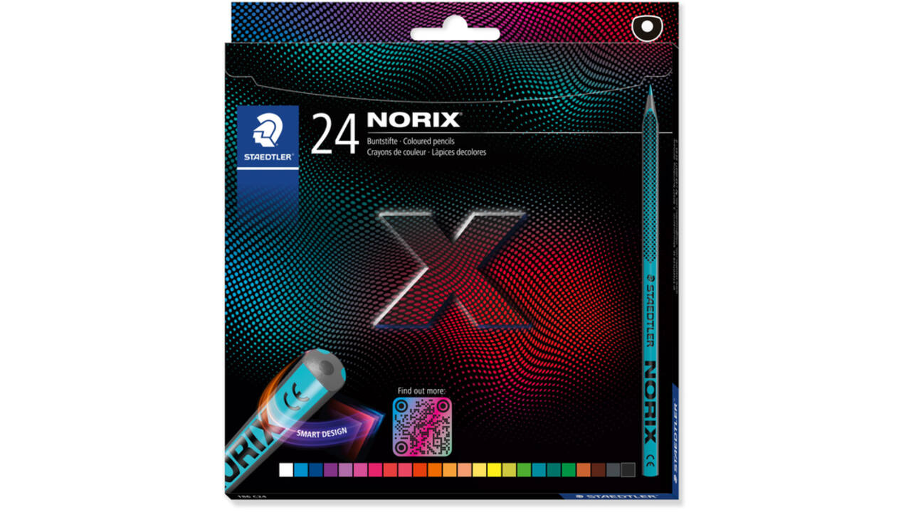 Kleurpotlood Staedtler Norix set à 24 kleuren