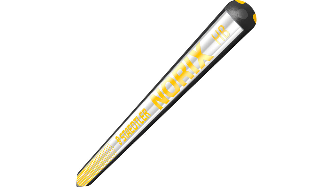 Potlood Staedtler Norix HB blister à 2 stuks zwart-geel
