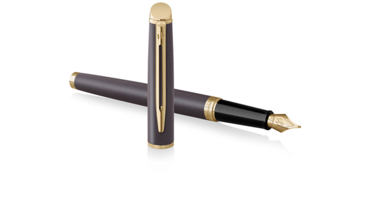 Vulpen Waterman Hémisphère Fashion Colors metallic black GT fijn