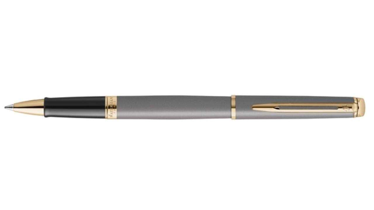 Rollerpen Waterman Hémisphère Fashion Colors metallic grey GT fijn