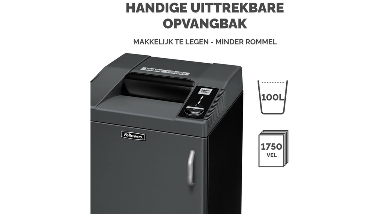 Papiervernietiger Fellowes Fortishred 3250SMC snippers 0,8x12mm
