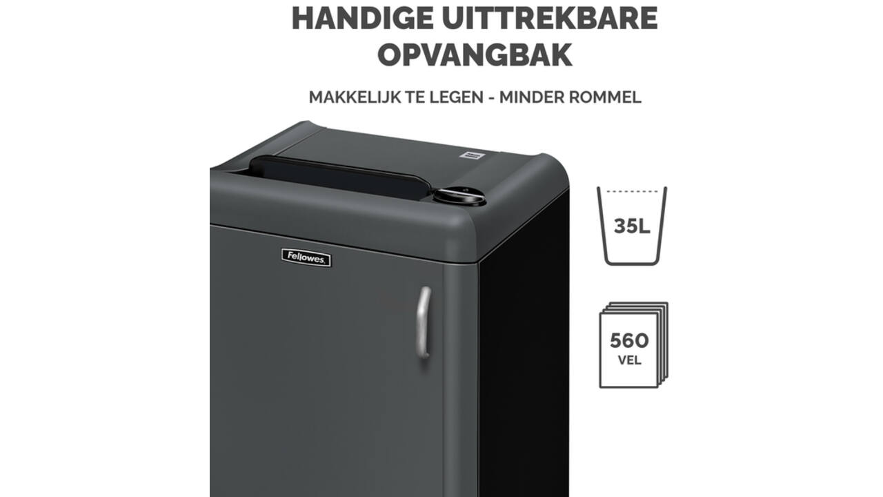 Papiervernietiger Fellowes Fortishred 1050HS snippers 0,8x5mm