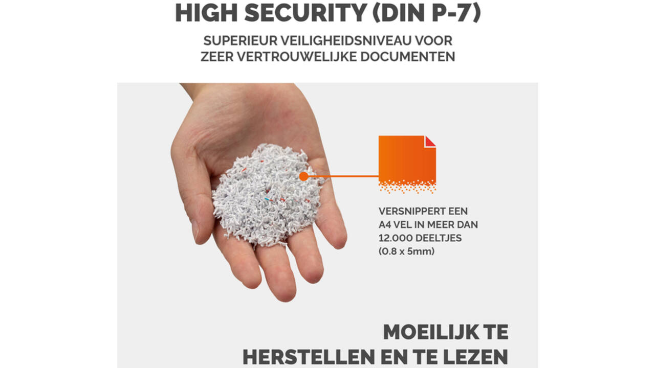 Papiervernietiger Fellowes Fortishred 3250HS snippers 0,8x5mm