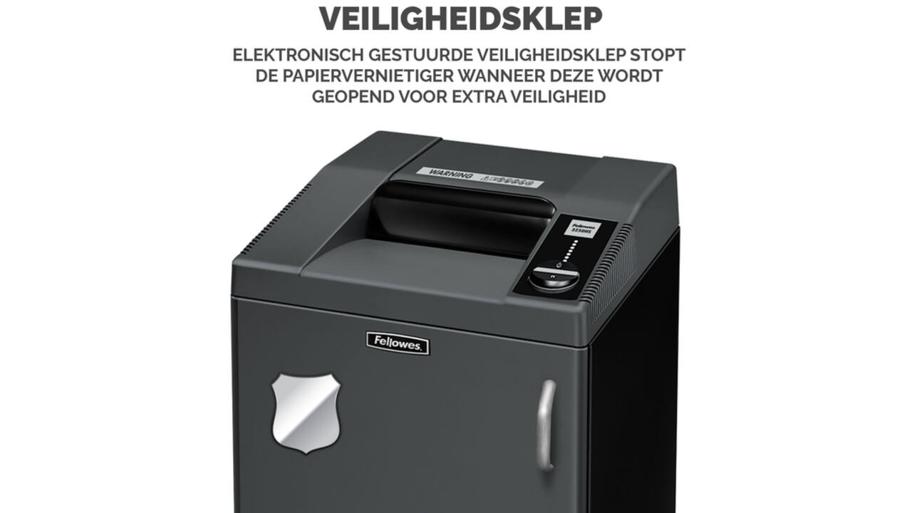 Papiervernietiger Fellowes Fortishred 3250HS snippers 0,8x5mm