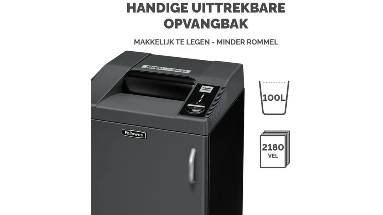 Papiervernietiger Fellowes Fortishred 3250HS snippers 0,8x5mm