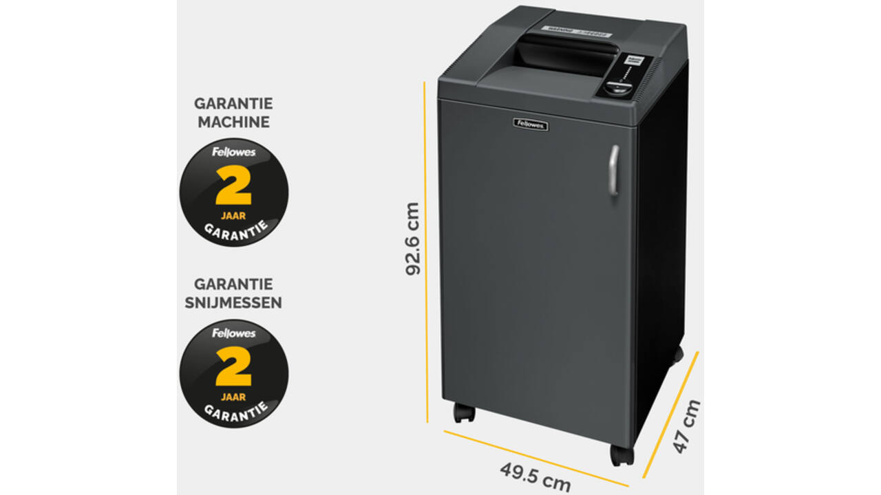 Papiervernietiger Fellowes Fortishred 3250HS snippers 0,8x5mm