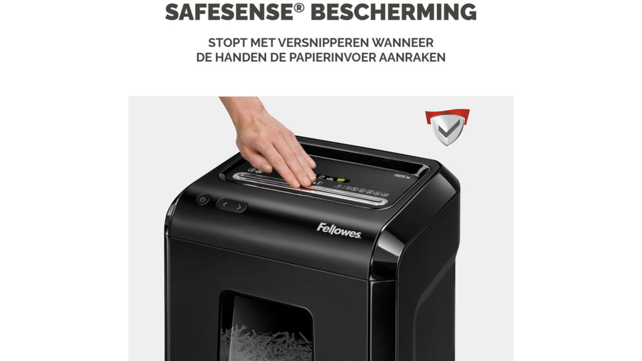 Papiervernietiger Fellowes Powershred 92CS snippers 4x38mm