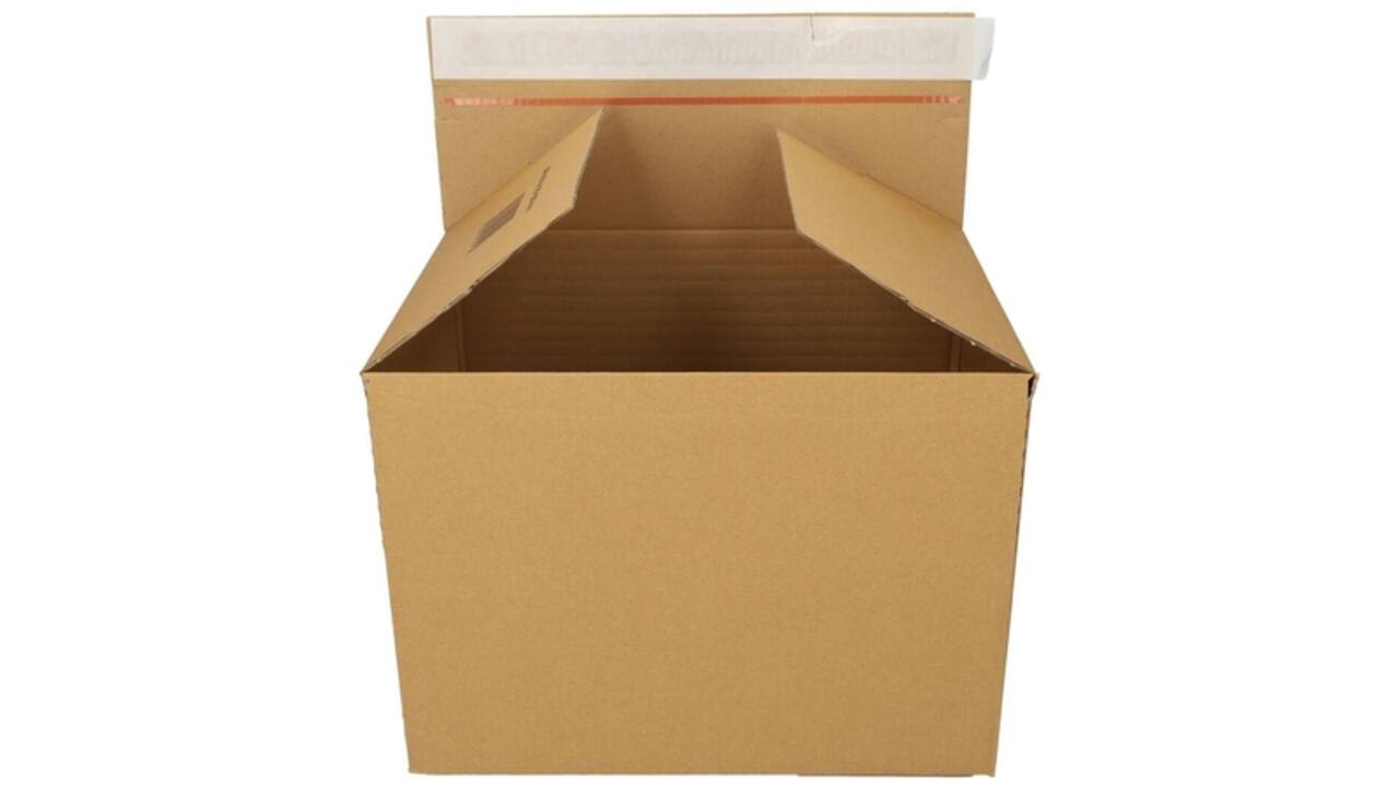 Quickbox IEZZY verstelbare hoogte 304x216x130-220mm B-golf bruin 10 stuks