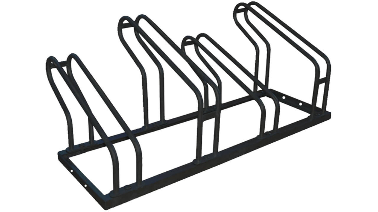 Fietsenrek BRASQ 4 fietsen BS400 zwart