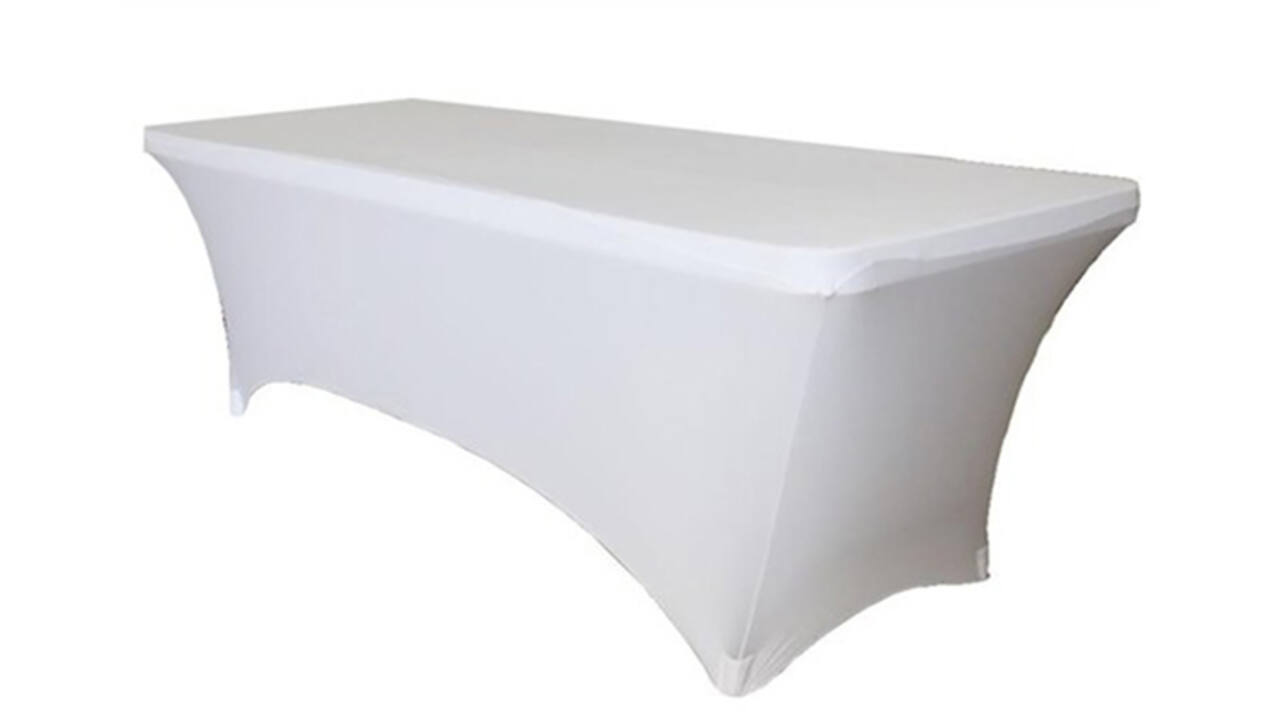 Tafelrok BRASQ 183x76x74cm wit