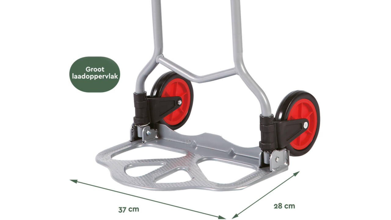 Steekwagen BRASQ Inklapbaar HT60 incl. bagagespin 60Kg
