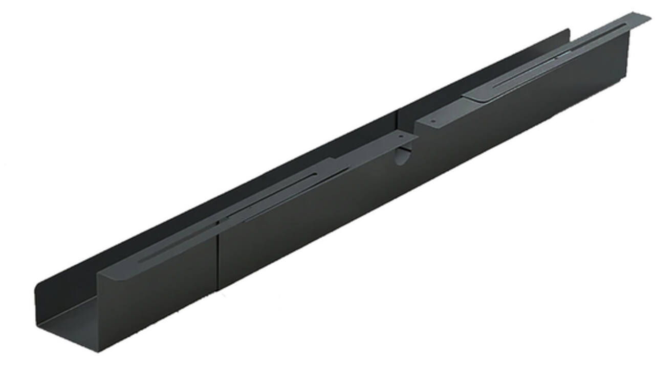 Kabelgoot BRASQ verstelbaar 75-150cm CT100 zwart