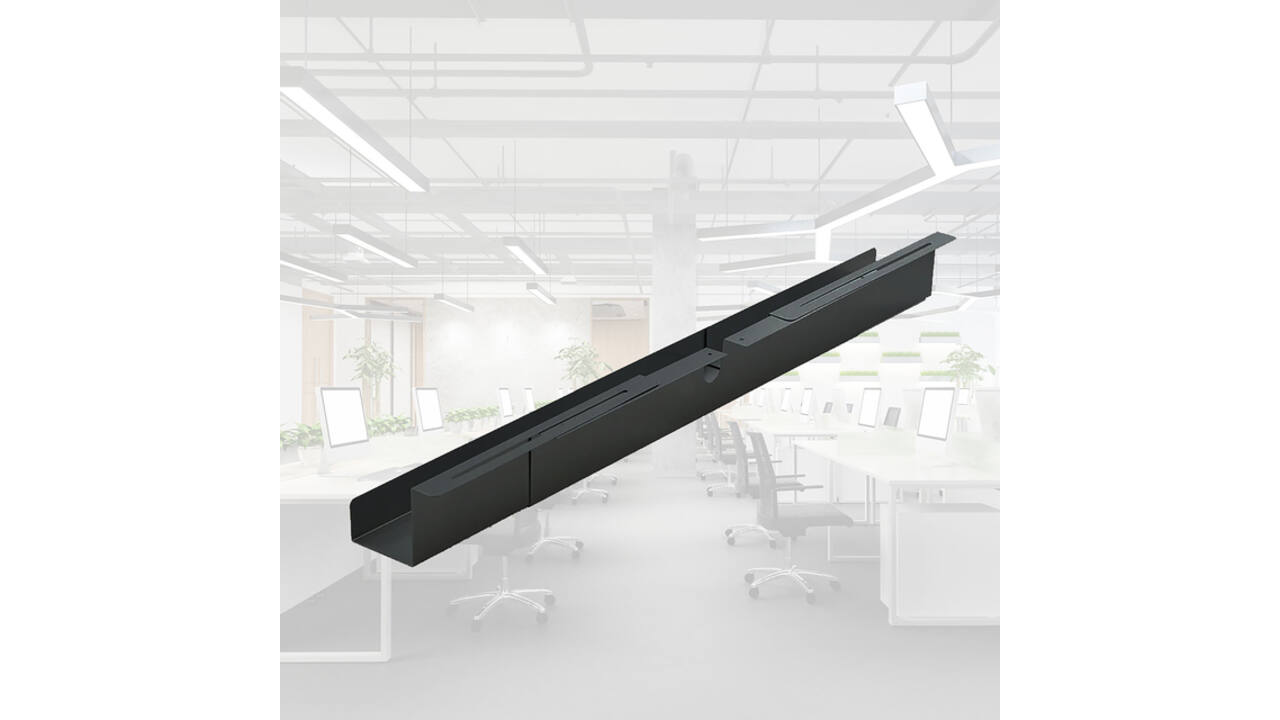 Kabelgoot BRASQ verstelbaar 75-150cm CT100 zwart