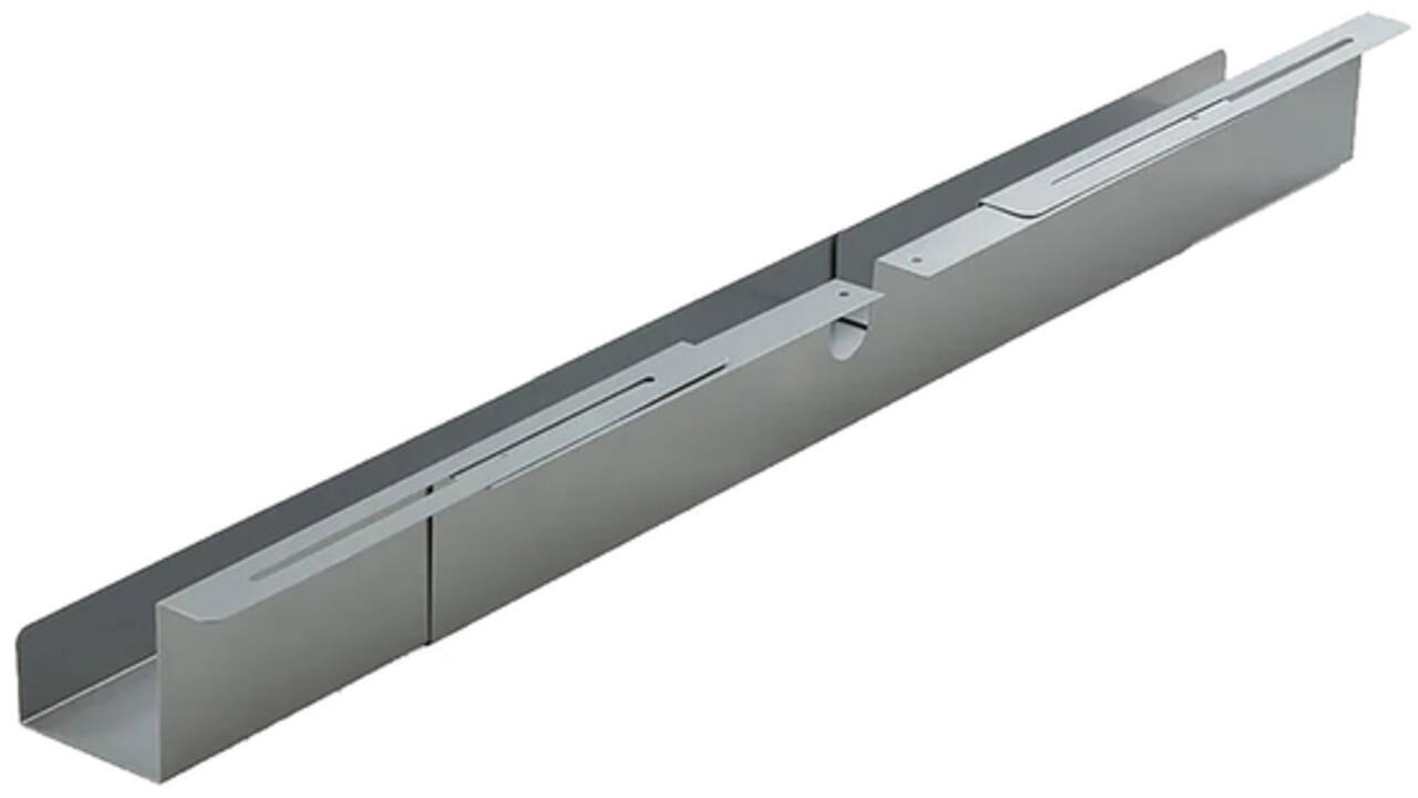 Kabelgoot BRASQ verstelbaar 75-150cm CT100 zilver