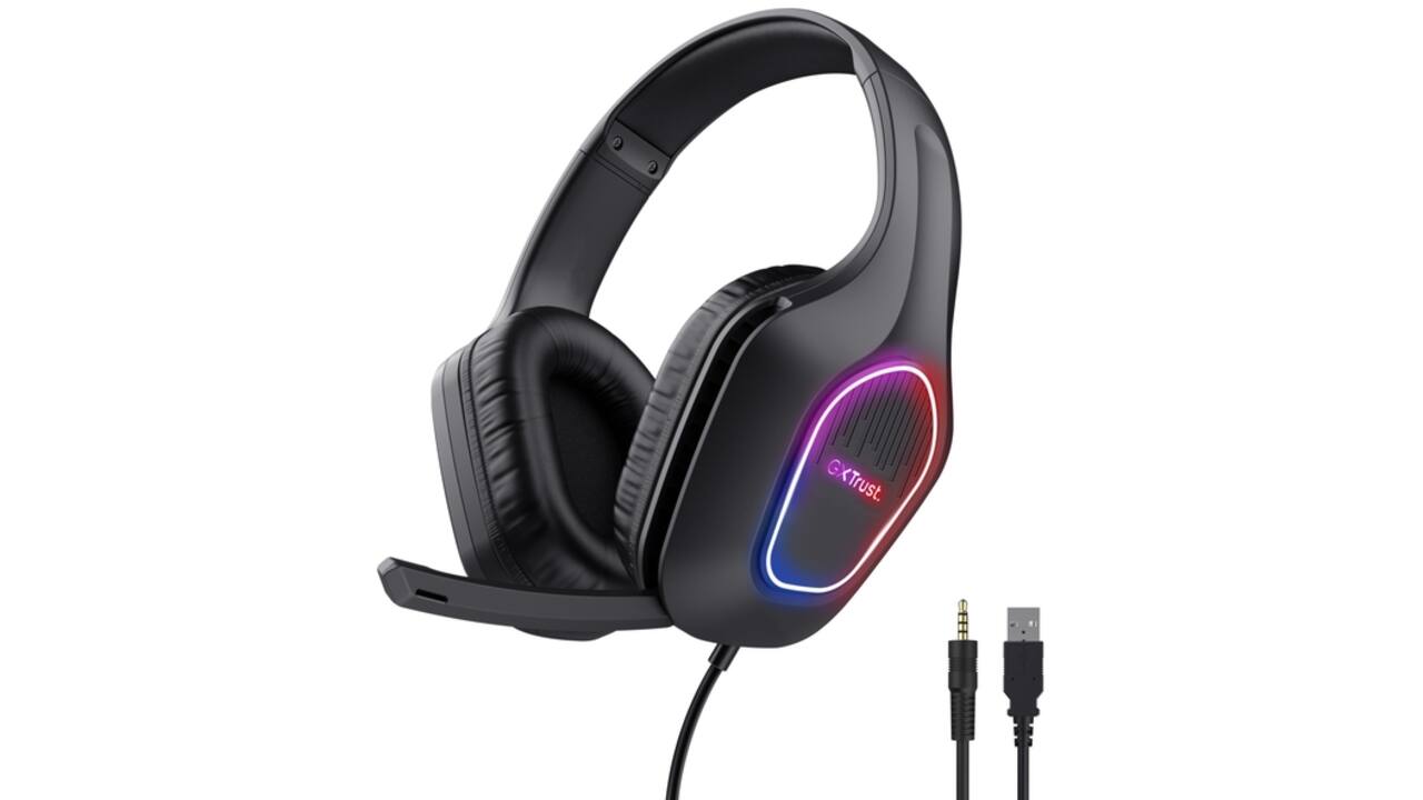 Gaming Headset Trust GXT416 Zirox LED zwart