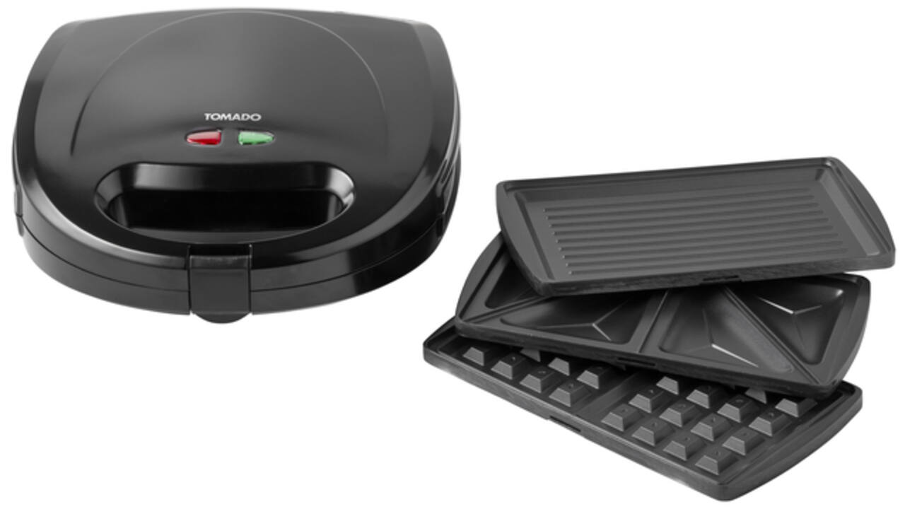 Multigrill Tomado 3 in 1 zwart