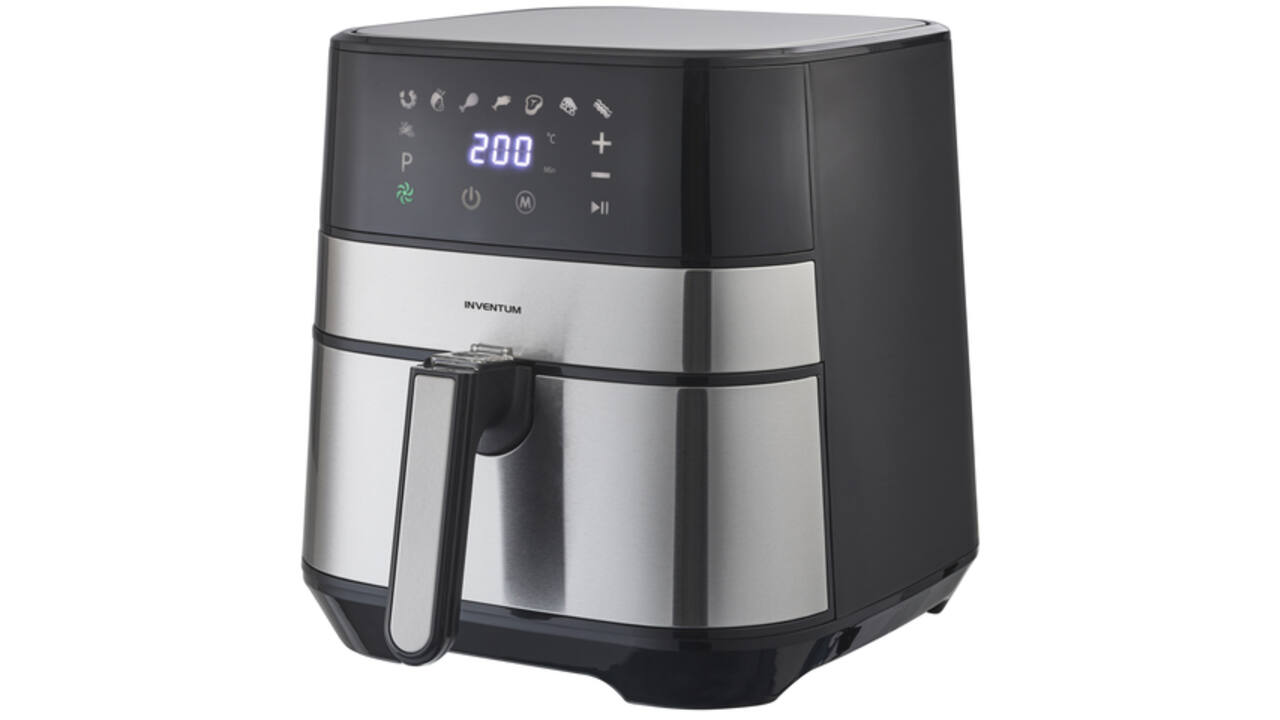 Airfryer Inventum 5 liter zwart/RVS