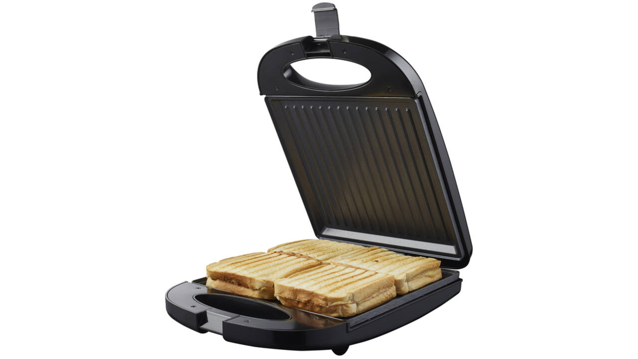 Tosti apparaat Tomado XXL 1200 Watt zwart