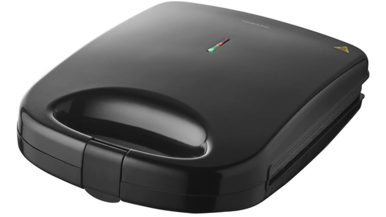 Tosti apparaat Tomado XXL 1200 Watt zwart