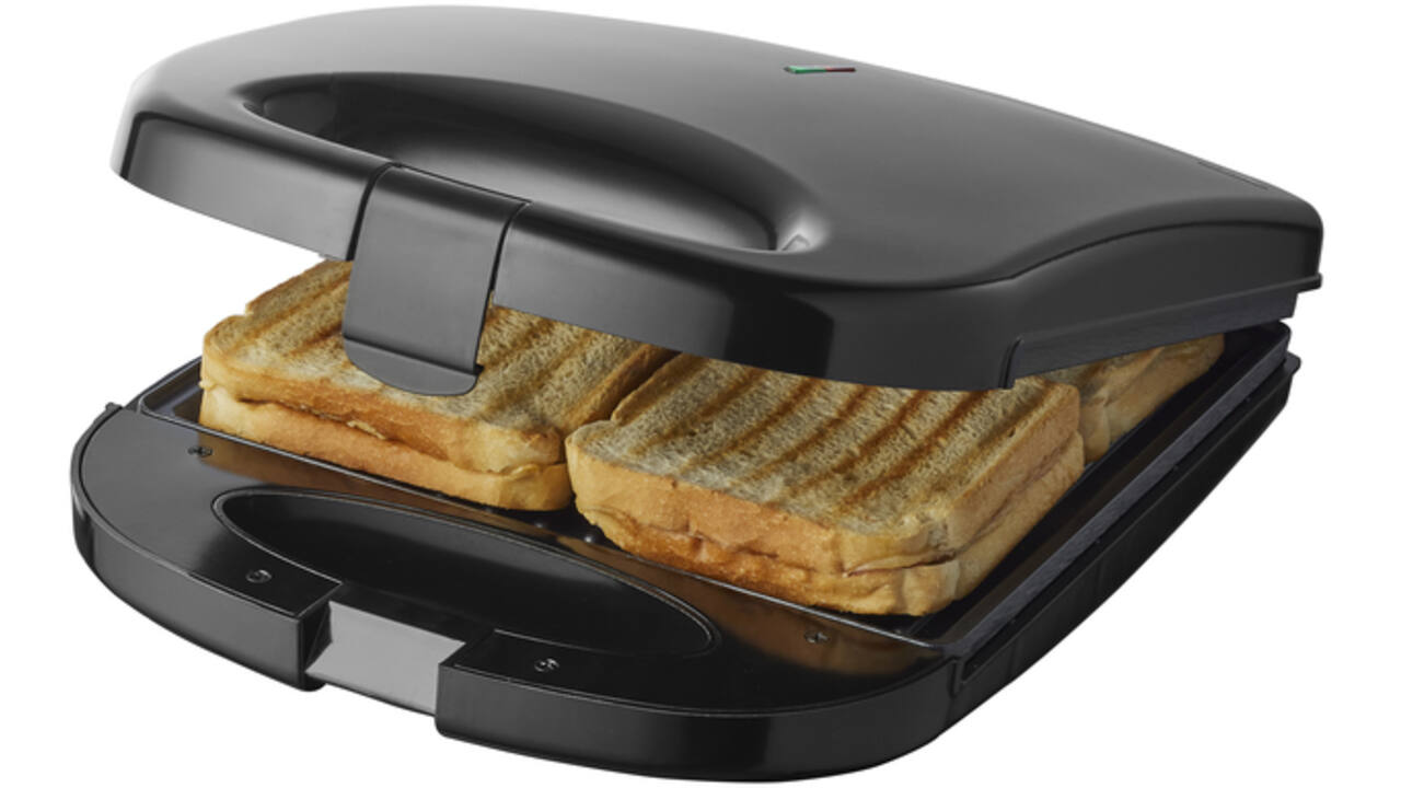 Tosti apparaat Tomado XXL 1200 Watt zwart